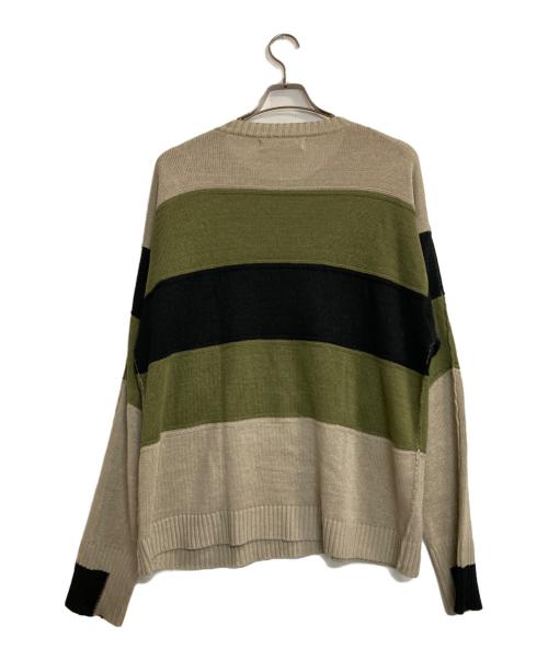 ZARA SRPLS（ザラ サープラス）ZARA SRPLS (ザラ サープラス) リネンラインニット ベージュ サイズ:ＸＬの古着・服飾アイテム
