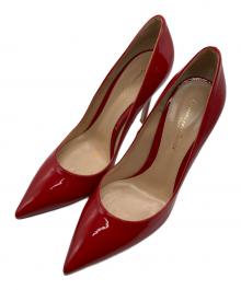 Gianvito Rossi（ジャンヴィト ロッシ）の古着「ピンヒールパンプス」｜レッド