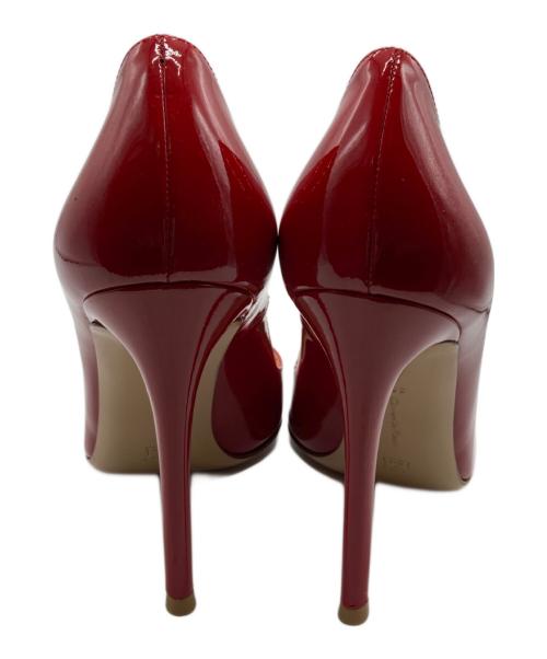Gianvito Rossi（ジャンヴィト ロッシ）Gianvito Rossi (ジャンヴィト ロッシ) ピンヒールパンプス レッド サイズ:381/2の古着・服飾アイテム