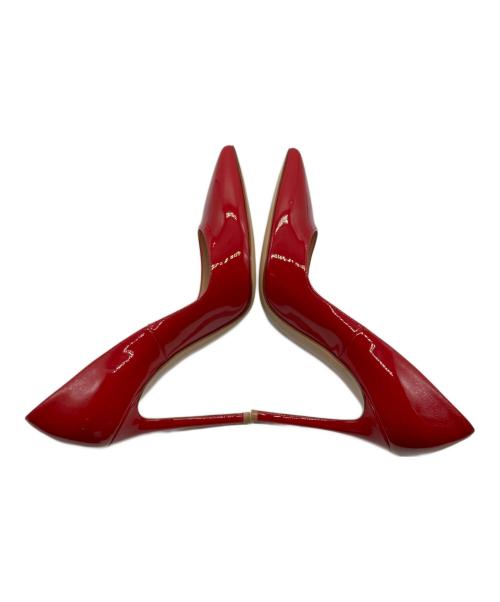 Gianvito Rossi（ジャンヴィト ロッシ）Gianvito Rossi (ジャンヴィト ロッシ) ピンヒールパンプス レッド サイズ:381/2の古着・服飾アイテム