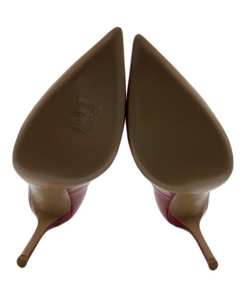 Gianvito Rossi（ジャンヴィト ロッシ）Gianvito Rossi (ジャンヴィト ロッシ) ピンヒールパンプス レッド サイズ:381/2の古着・服飾アイテム
