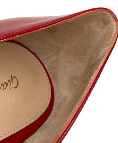 Gianvito Rossi（ジャンヴィト ロッシ）Gianvito Rossi (ジャンヴィト ロッシ) ピンヒールパンプス レッド サイズ:381/2の古着・服飾アイテム