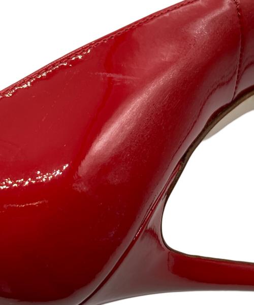 Gianvito Rossi（ジャンヴィト ロッシ）Gianvito Rossi (ジャンヴィト ロッシ) ピンヒールパンプス レッド サイズ:381/2の古着・服飾アイテム
