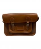 the cambridge satchel companyケンブリッチサッチェルカンパニー）の古着「レザーメッセンジャーバッグ」｜ブラウン