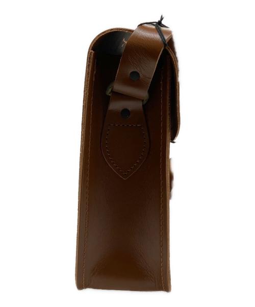 the cambridge satchel company（ケンブリッチサッチェルカンパニー）THE Cambridge satchel company (ケンブリッチサッチェルカンパニー) レザーメッセンジャーバッグ ブラウンの古着・服飾アイテム