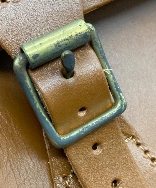 the cambridge satchel company（ケンブリッチサッチェルカンパニー）THE Cambridge satchel company (ケンブリッチサッチェルカンパニー) レザーメッセンジャーバッグ ブラウンの古着・服飾アイテム