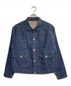 LEVI'S VINTAGE CLOTHINGリーバイス ビンテージ クロージング）の古着「1879 PLEATED BLOUSE/1879プリーツブラウス」｜インディゴ