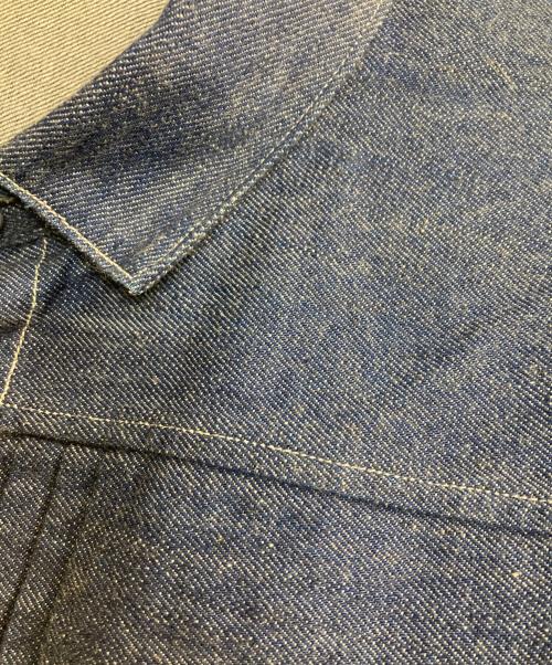 LEVI'S VINTAGE CLOTHING（リーバイス ビンテージ クロージング）LEVI'S VINTAGE CLOTHING (リーバイス ビンテージ クロージング) 1879 PLEATED BLOUSE/1879プリーツブラウス インディゴ サイズ:Ⅼの古着・服飾アイテム