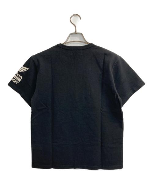 VANSON（バンソン）VANSON (バンソン) HONDA (ホンダ) プリントTシャツ ブラック サイズ:S 未使用品の古着・服飾アイテム