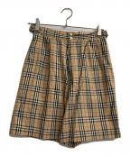 Burberry'sバーバリーズ）の古着「ノヴァチェックハーフパンツ」｜ベージュ