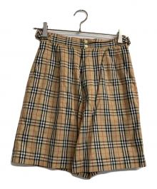 Burberry's（バーバリーズ）の古着「ノヴァチェックハーフパンツ」｜ベージュ