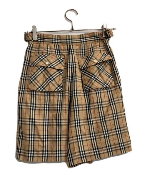 Burberry's（バーバリーズ）Burberry's (バーバリーズ) ノヴァチェックハーフパンツ ベージュ サイズ:8の古着・服飾アイテム