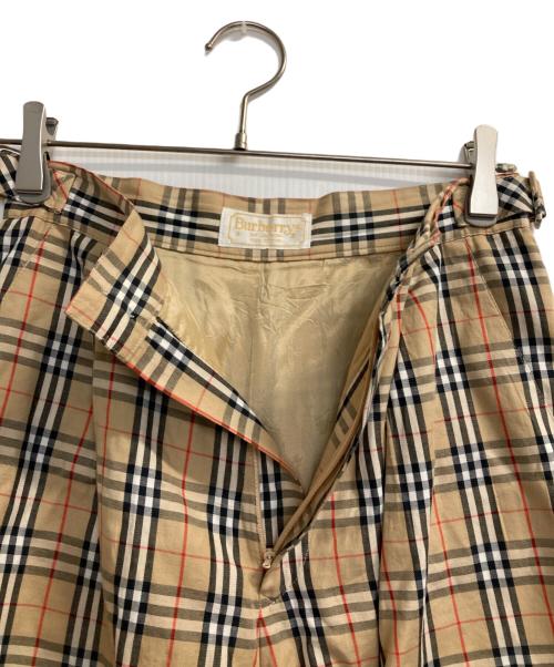Burberry's（バーバリーズ）Burberry's (バーバリーズ) ノヴァチェックハーフパンツ ベージュ サイズ:8の古着・服飾アイテム