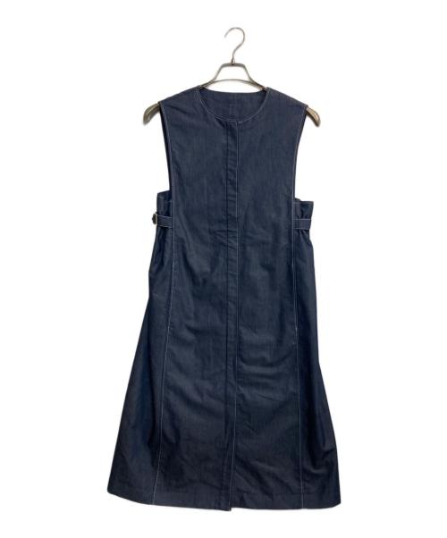 NOLLEY'S（ノーリーズ）NOLLEY'S (ノーリーズ) ジレワンピース ネイビー サイズ:38の古着・服飾アイテム