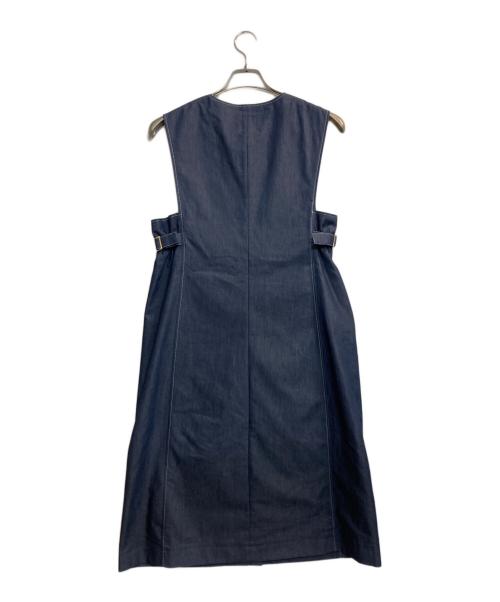 NOLLEY'S（ノーリーズ）NOLLEY'S (ノーリーズ) ジレワンピース ネイビー サイズ:38の古着・服飾アイテム