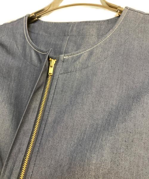 NOLLEY'S（ノーリーズ）NOLLEY'S (ノーリーズ) ジレワンピース ネイビー サイズ:38の古着・服飾アイテム