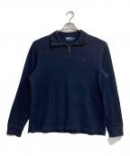 POLO RALPH LAURENポロ・ラルフローレン）の古着「H/Zニット」｜ネイビー