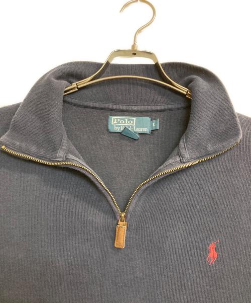POLO RALPH LAUREN（ポロ・ラルフローレン）POLO RALPH LAUREN (ポロ・ラルフローレン) H/Zニット ネイビー サイズ:Ⅼの古着・服飾アイテム
