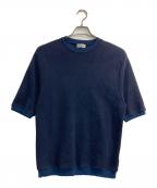 TONEトーン）の古着「cotton s/s knit」｜ネイビー