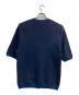 TONE (トーン) cotton s/s knit ネイビー サイズ:Ⅼ：4000円