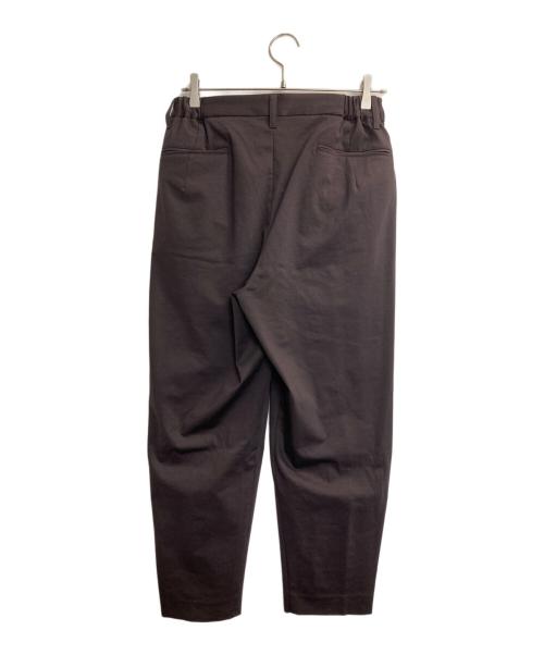 THE TOKYO（ザトーキョー）THE TOKYO (ザトーキョー) Matte Washable High Function Jersey Wide Tapered Pants ブラウン サイズ:44の古着・服飾アイテム