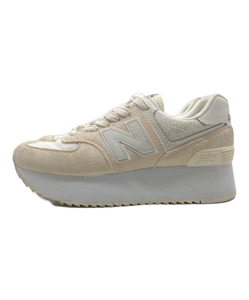NEW BALANCE（ニューバランス）NEW BALANCE (ニューバランス) スニーカー アイボリー サイズ:US7の古着・服飾アイテム