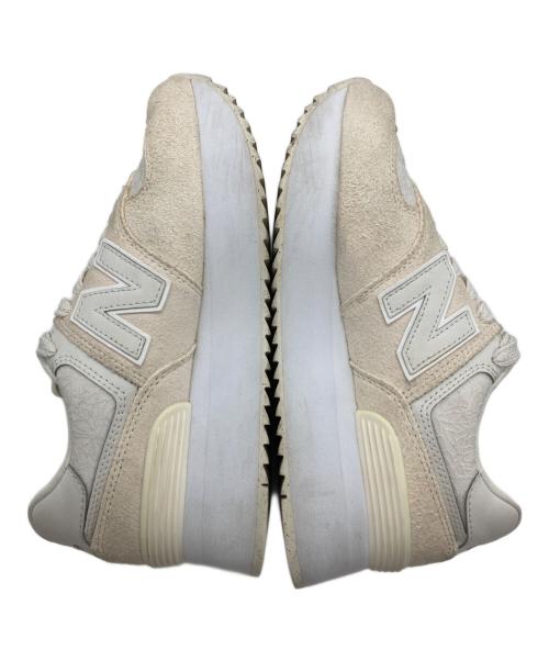 NEW BALANCE（ニューバランス）NEW BALANCE (ニューバランス) スニーカー アイボリー サイズ:US7の古着・服飾アイテム