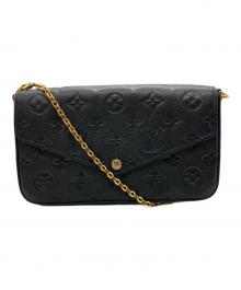 LOUIS VUITTON（ルイ ヴィトン）の古着「ポシェット フェリシー ショルダーバッグ」｜ブラック