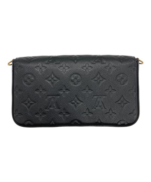 LOUIS VUITTON（ルイ ヴィトン）LOUIS VUITTON (ルイ ヴィトン) ポシェット フェリシー ショルダーバッグ ブラックの古着・服飾アイテム