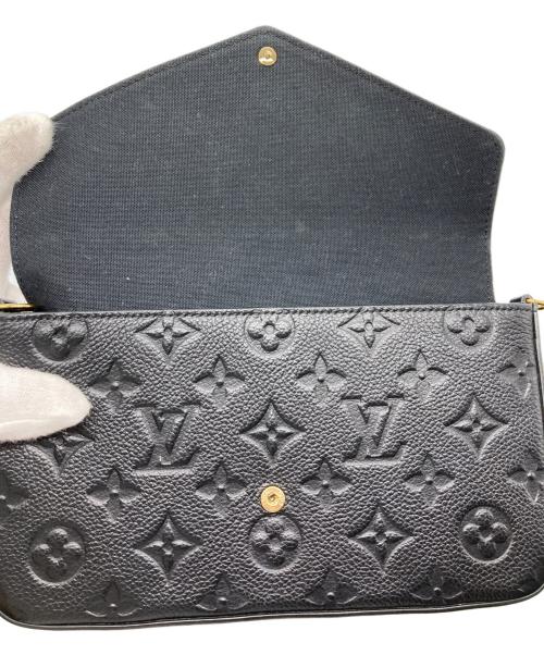 LOUIS VUITTON（ルイ ヴィトン）LOUIS VUITTON (ルイ ヴィトン) ポシェット フェリシー ショルダーバッグ ブラックの古着・服飾アイテム