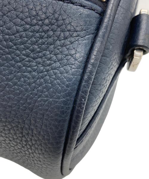 Dior（ディオール）Dior (ディオール) レザーアトリエ ローラー ショルダーバッグ ネイビーの古着・服飾アイテム