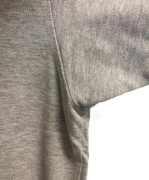 LACOSTE（ラコステ）LACOSTE (ラコステ) 鹿の子ヘンリーネックカットソー グレー サイズ:Ｌの古着・服飾アイテム