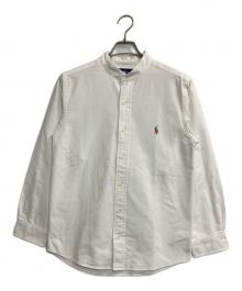 POLO RALPH LAUREN（ポロ・ラルフローレン）の古着「バンドカラーシャツ」｜ホワイト