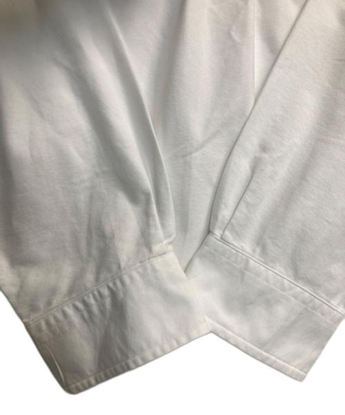 POLO RALPH LAUREN（ポロ・ラルフローレン）POLO RALPH LAUREN (ポロ・ラルフローレン) バンドカラーシャツ ホワイト サイズ:記載なし(実寸サイズ参考)の古着・服飾アイテム
