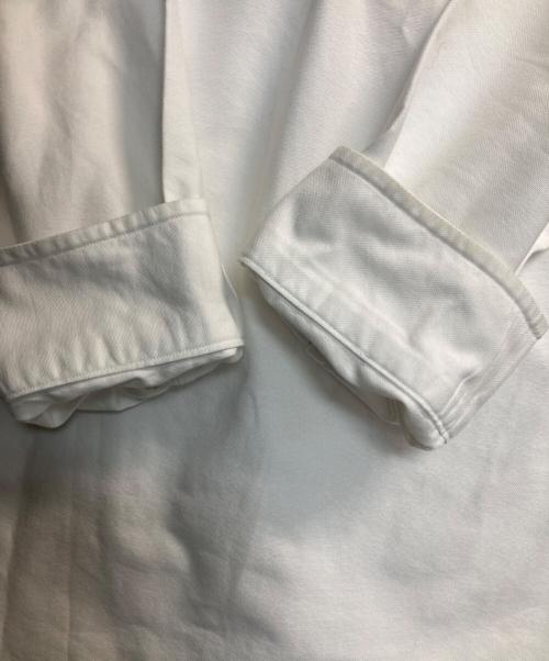POLO RALPH LAUREN（ポロ・ラルフローレン）POLO RALPH LAUREN (ポロ・ラルフローレン) バンドカラーシャツ ホワイト サイズ:記載なし(実寸サイズ参考)の古着・服飾アイテム