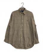 POLO RALPH LAURENポロ・ラルフローレン）の古着「90s "BLAKE"B.D. CHECK SHIRTS」｜ブラウン