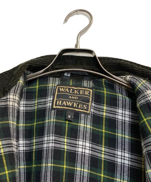 WALKER AND HAWKES（ウォーカーアンドホークス）WALKER AND HAWKES (ウォーカーアンドホークス) オイルドコットンワークベスト グリーン サイズ:Mの古着・服飾アイテム