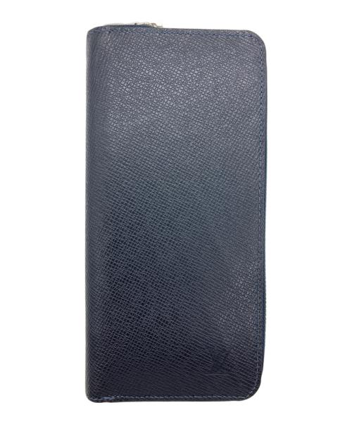 LOUIS VUITTON（ルイ ヴィトン）LOUIS VUITTON (ルイ ヴィトン) ヴェルティカル タイガジッピーウォレット ネイビーの古着・服飾アイテム