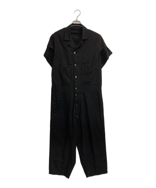 Yohji Yamamoto FEMME（ヨウジヤマモトファム）Yohji Yamamoto FEMME (ヨウジヤマモトファム) オールインワン ブラック サイズ:1の古着・服飾アイテム