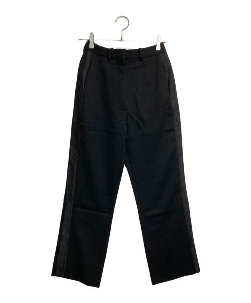 hillier bartley（ヒリヤーバートリー）Hillier Bartley (ヒリヤーバートリー) ウールシルクスラックス ブラック サイズ:6の古着・服飾アイテム