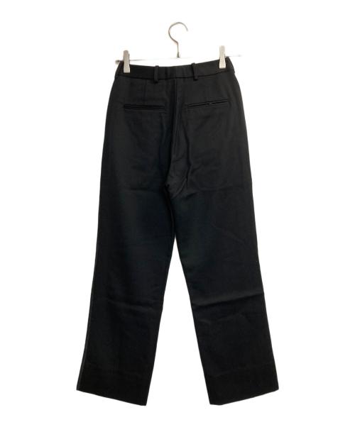 hillier bartley（ヒリヤーバートリー）Hillier Bartley (ヒリヤーバートリー) ウールシルクスラックス ブラック サイズ:6の古着・服飾アイテム