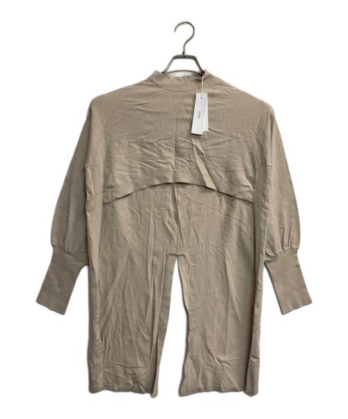 UN3D.（アンスリード）UN3D. (アンスリード) アシメニット ベージュ サイズ:ＦＲＥＥの古着・服飾アイテム