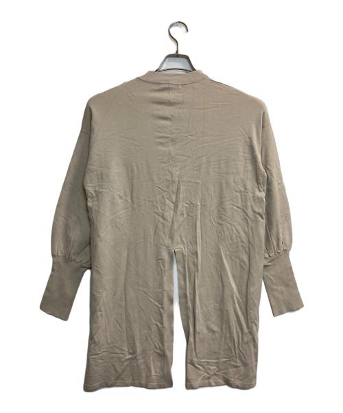 UN3D.（アンスリード）UN3D. (アンスリード) アシメニット ベージュ サイズ:ＦＲＥＥの古着・服飾アイテム