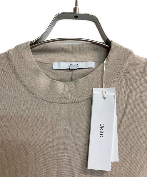 UN3D.（アンスリード）UN3D. (アンスリード) アシメニット ベージュ サイズ:ＦＲＥＥの古着・服飾アイテム