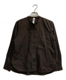 MHL（マーガレットハウエル）の古着「GARMENT DYE BASIC POPLIN」｜ダークブラウン