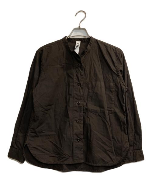 MHL（マーガレットハウエル）MHL (マーガレットハウエル) GARMENT DYE BASIC POPLIN ダークブラウン サイズ:Mの古着・服飾アイテム