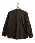 MHL (マーガレットハウエル) GARMENT DYE BASIC POPLIN ダークブラウン サイズ:M：4000円