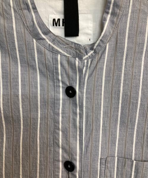 MHL（マーガレットハウエル）MHL (マーガレットハウエル) END ON END STRIPE COTTON グレー サイズ:SIZE1 未使用品の古着・服飾アイテム