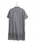 MHL (マーガレットハウエル) END ON END STRIPE COTTON グレー サイズ:SIZE1 未使用品：9000円