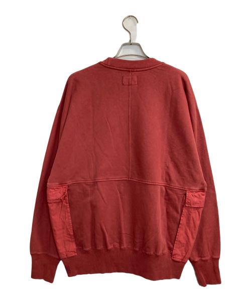 THE NORTHFACE PURPLELABEL（ザ・ノースフェイス パープルレーベル）THE NORTHFACE PURPLELABEL (ザ・ノースフェイス パープルレーベル) 11oz Crewneck Sweatshirt レッド サイズ:Ⅼの古着・服飾アイテム